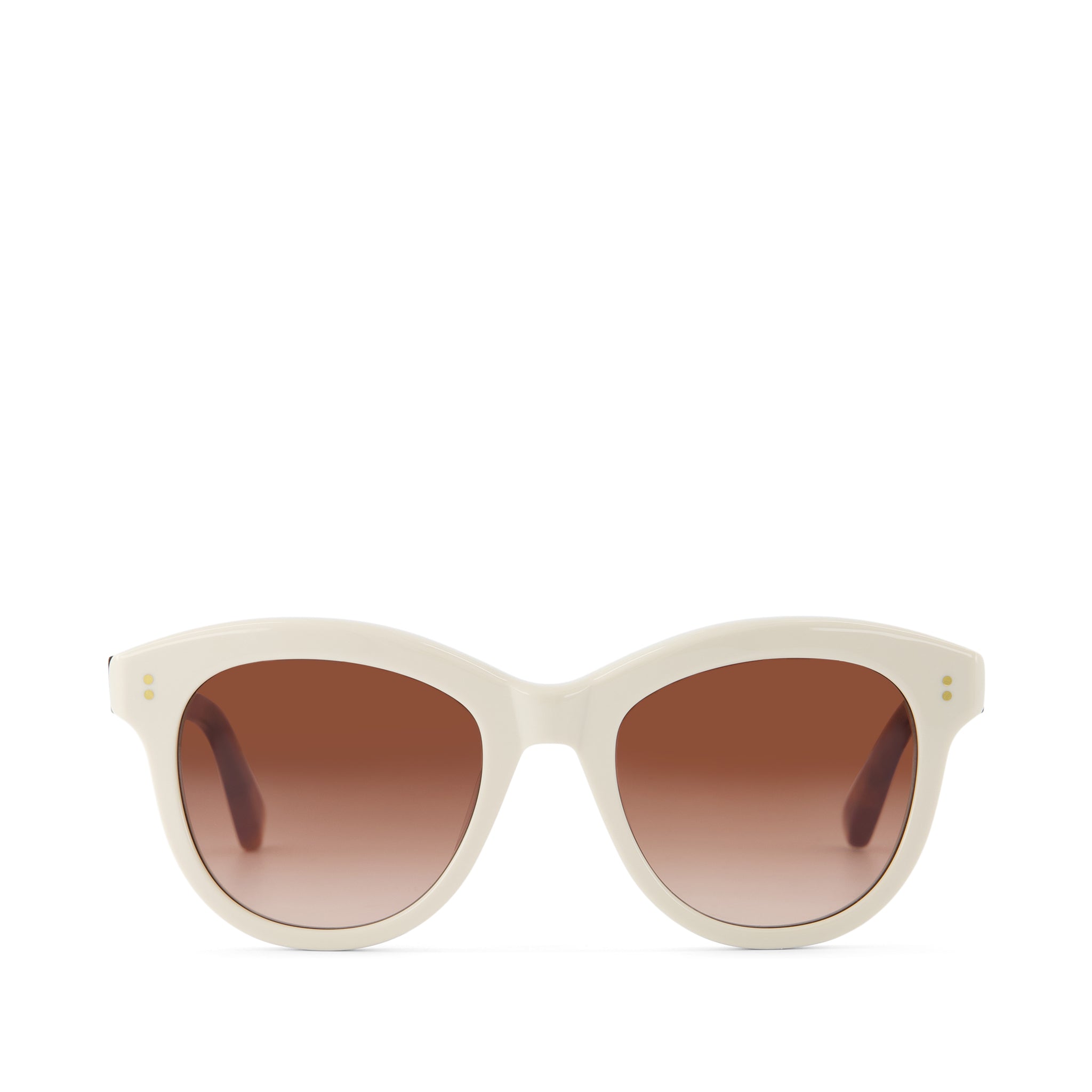 Gwyneth Honey Tortoise Handcrafted Sunglasses Front View