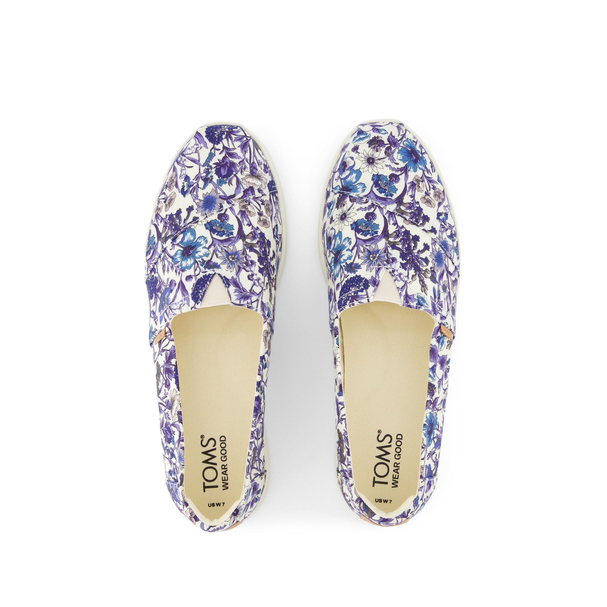 Alpargata Plus Navy Rachel On Tana Lawn Top View