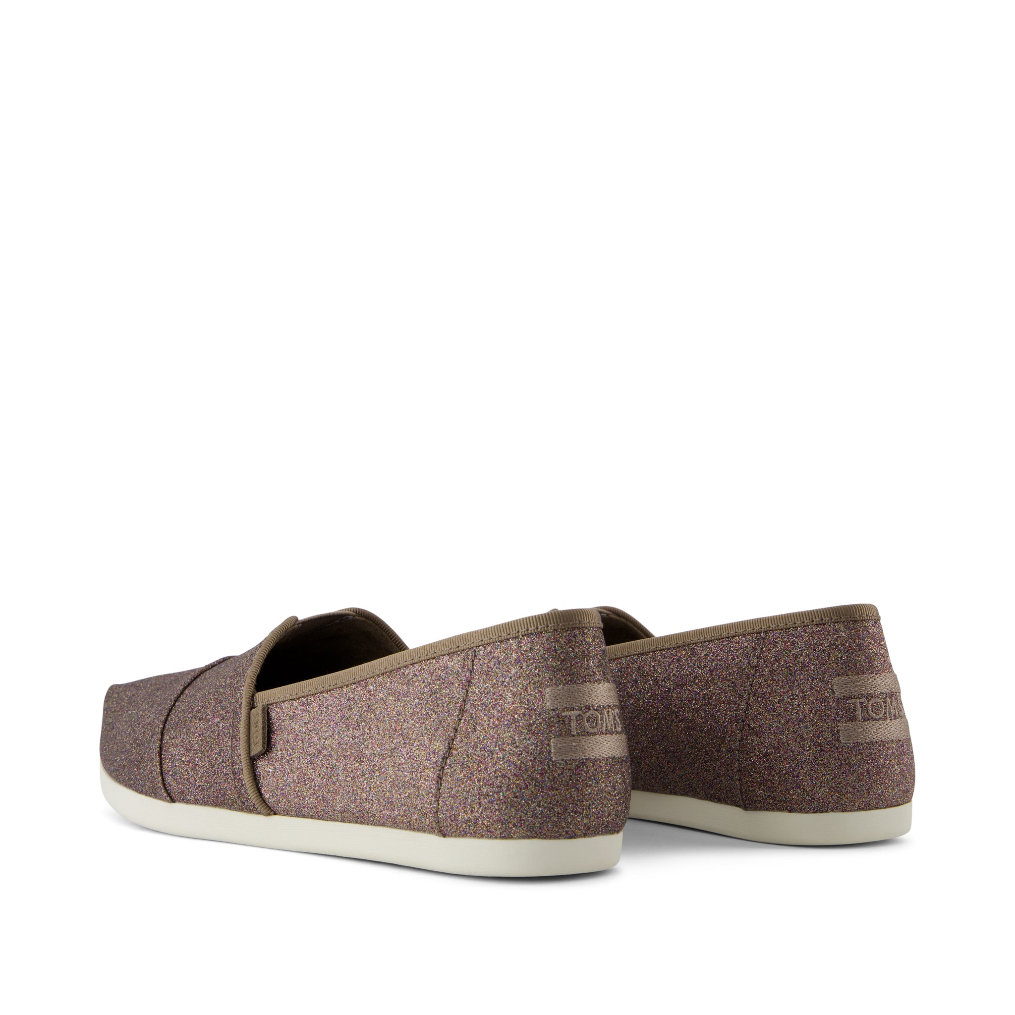 Alpargata Cloudbound - Champagne Rainbow Glitter Back View