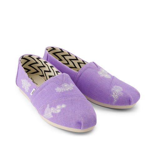 TOMS Dark Blue Floral Shoe Tattoos 2 Pack Front View