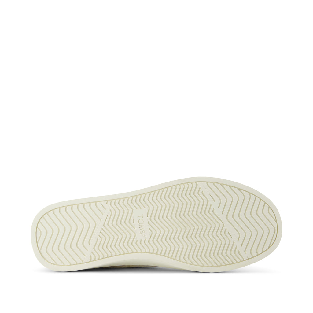 Kameron Lace-Up Sneaker - White Floral Eyelet Bottom Sole View