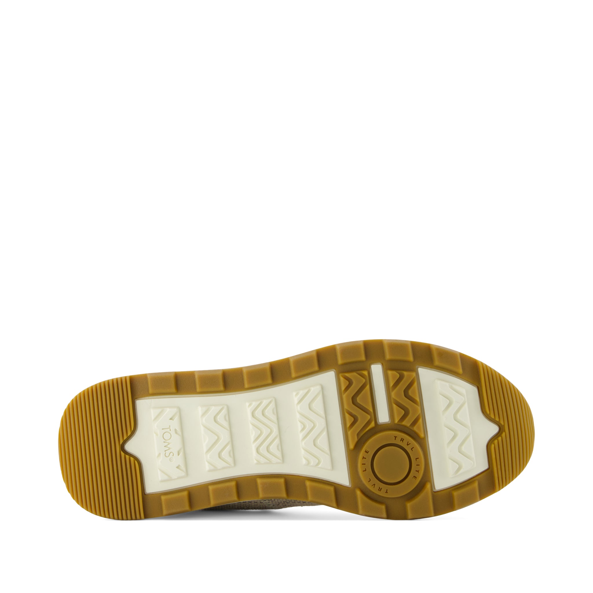 TRVL LITE Cabrillo Sneaker - Water Repellent Fog Textured Melange and Suede Bottom Sole View