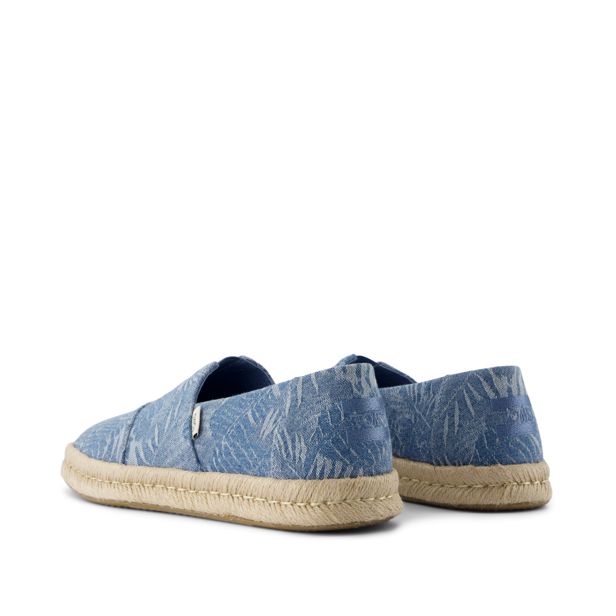 Alpargata Rope 2.0 Espadrille - Faded Sky Tropical Denim Back View
