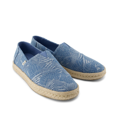 Alpargata Rope 2.0 Espadrille - Faded Sky Tropical Denim Front View