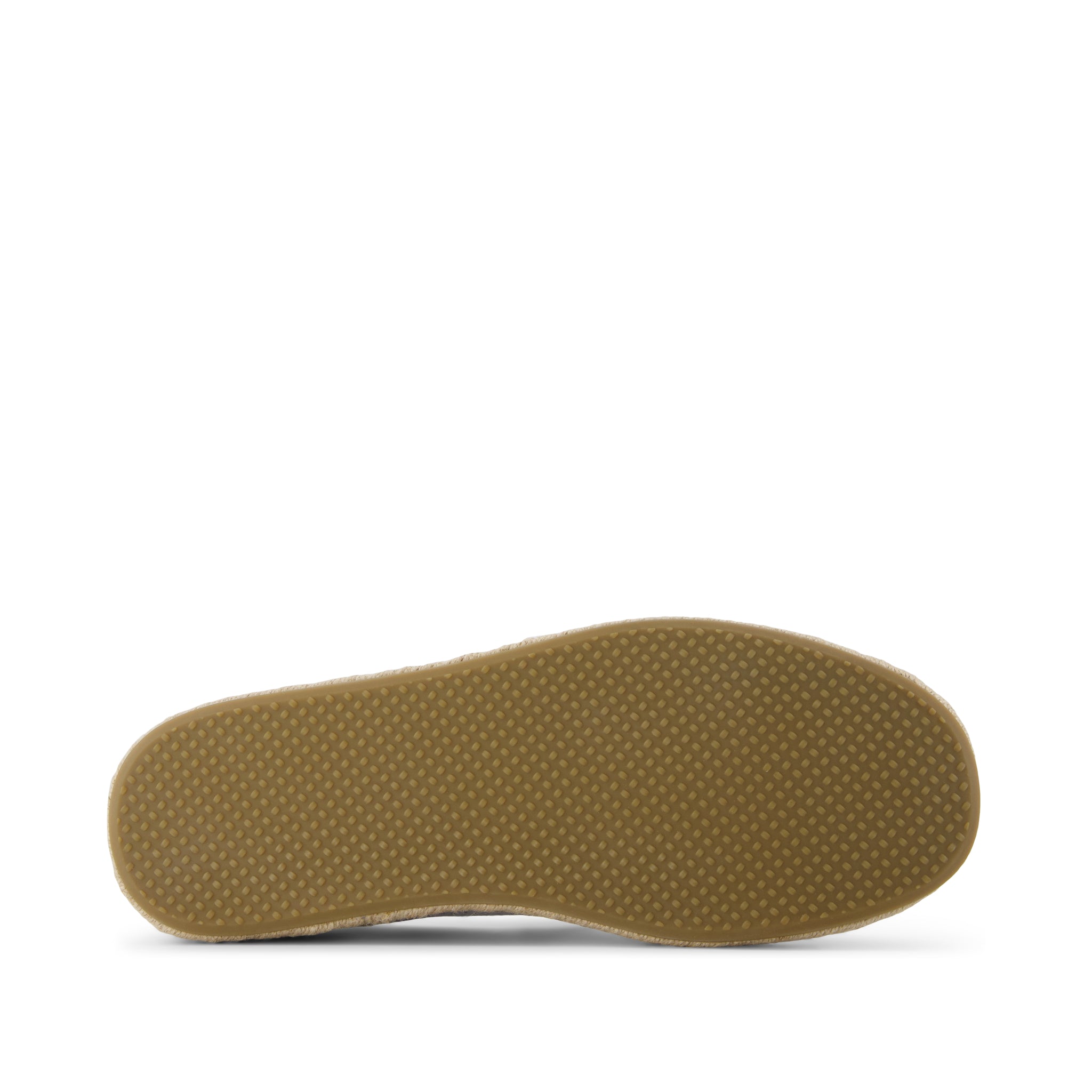 Santiago Loafer - Light Gray Diamond Perforated Suede Bottom Sole View