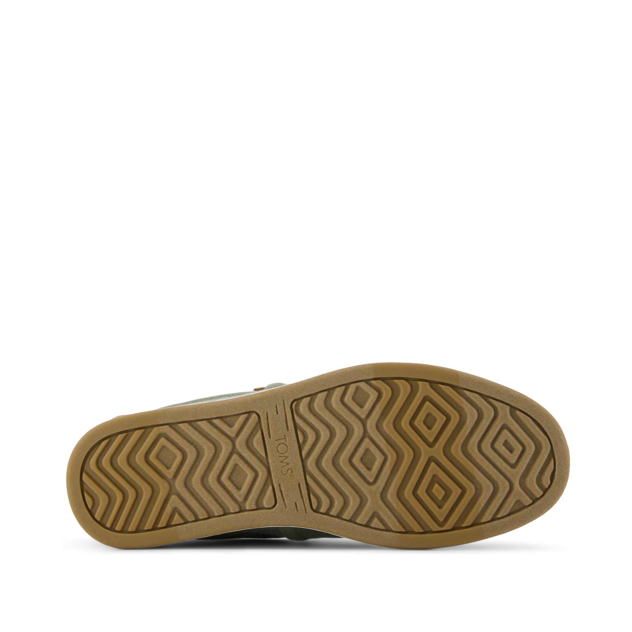 Alp FWD - Vetiver Grey Herringbone Canvas and  Tan Suede Bottom Sole View
