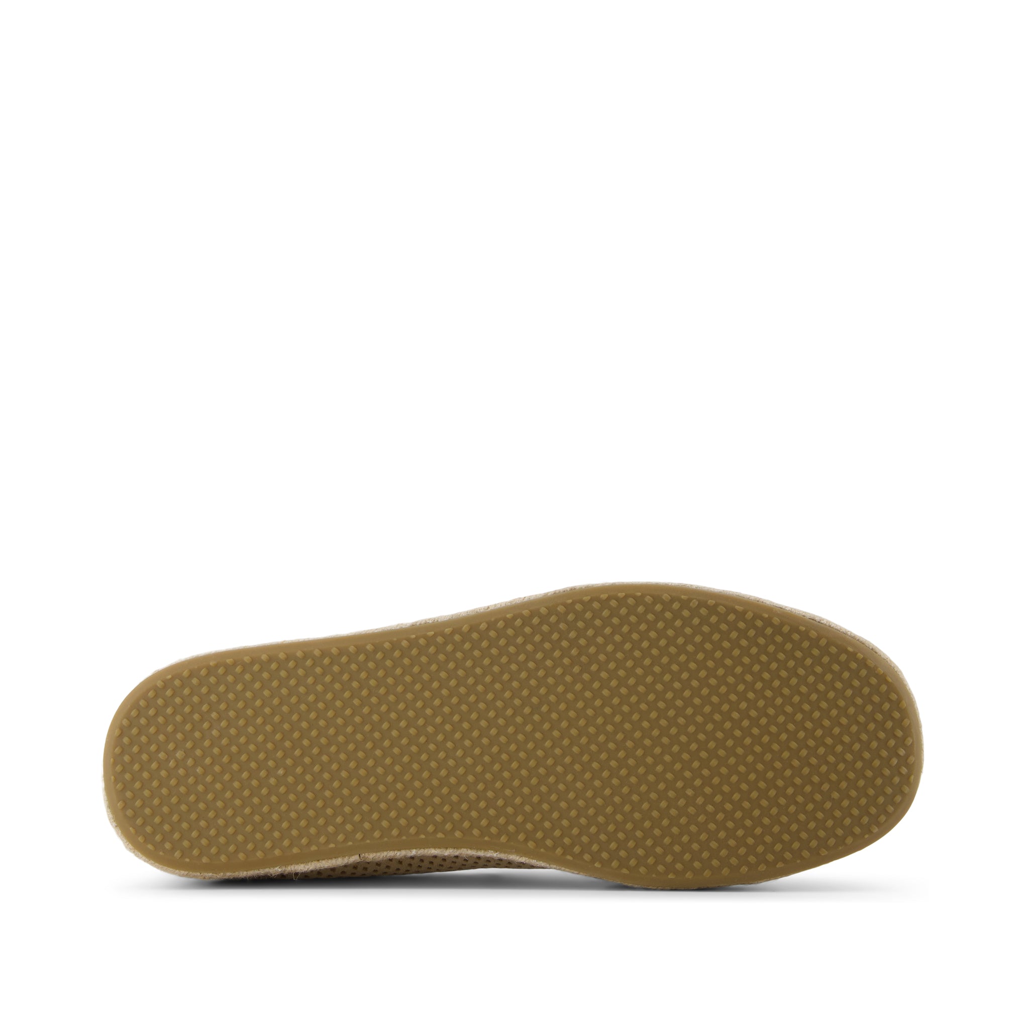 Santiago Loafer - Almond Diamond Perforated Suede Bottom Sole View
