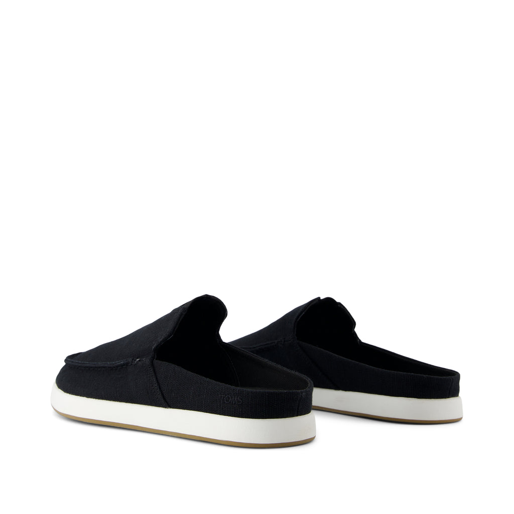 Alonso Mule - Black Heritage Canvas Back View