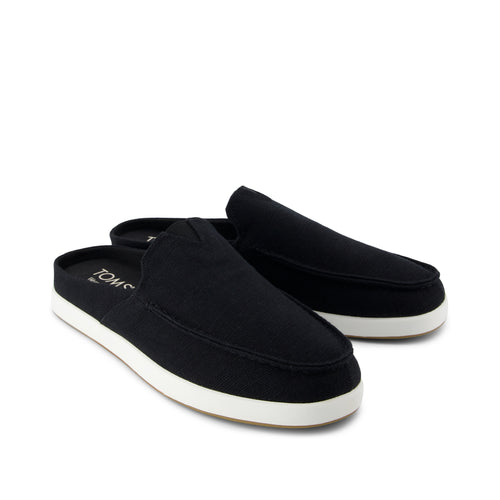 Alonso Mule - Black Heritage Canvas Front View