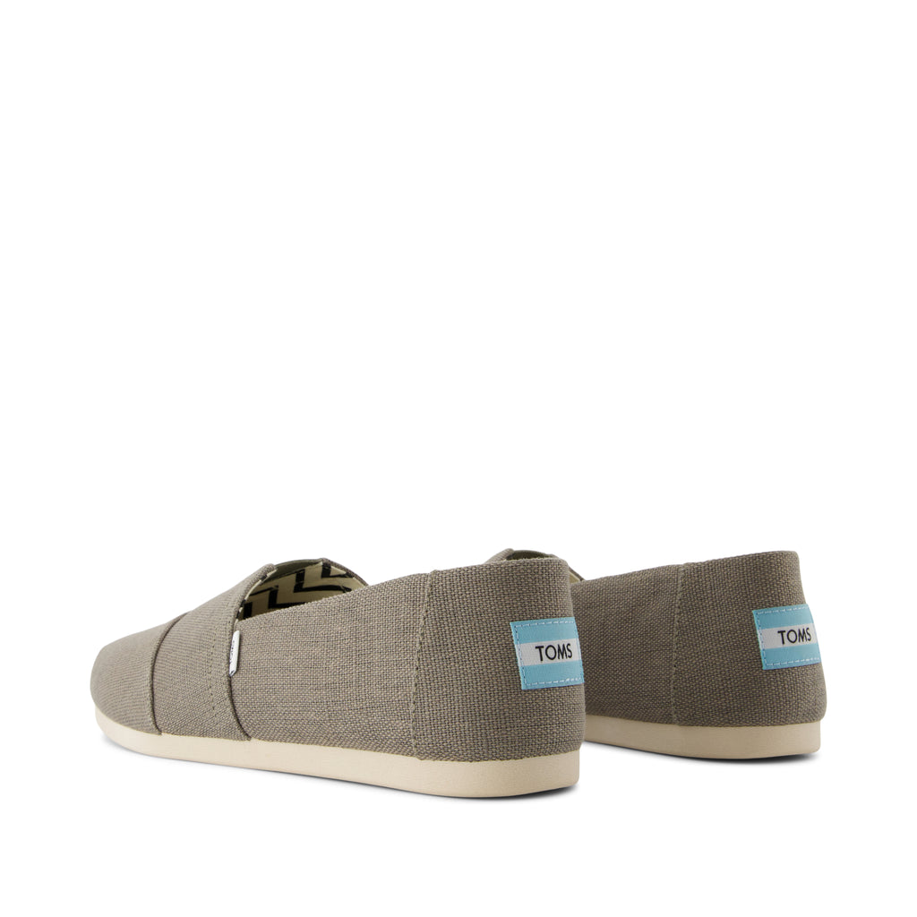 Alpargata Classic - Vetiver Grey Heritage Canvas Back View