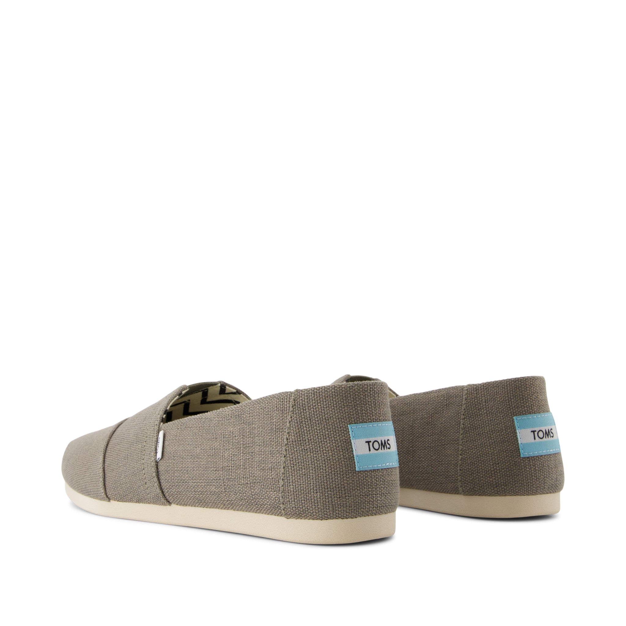 Alpargata Classic - Vetiver Grey Heritage Canvas Back View