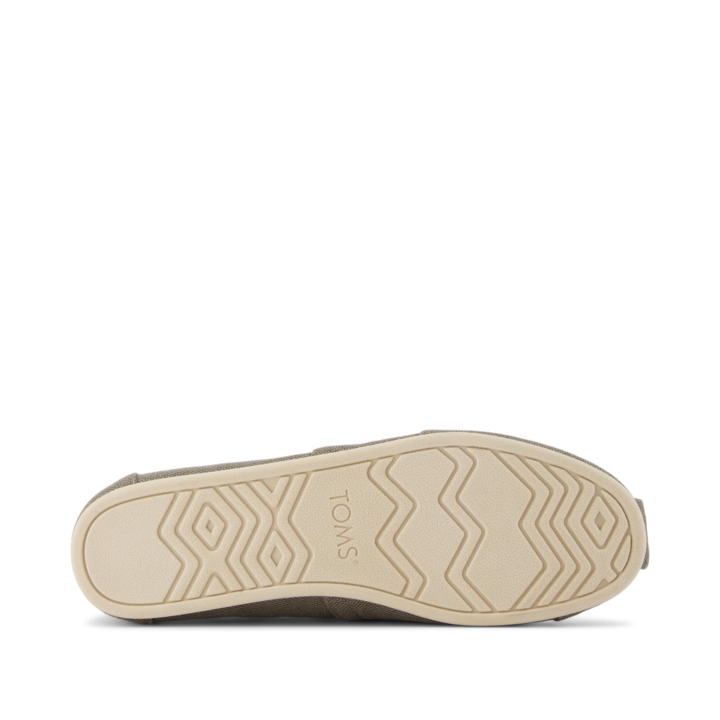 Alpargata Classic - Vetiver Grey Heritage Canvas Bottom Sole View
