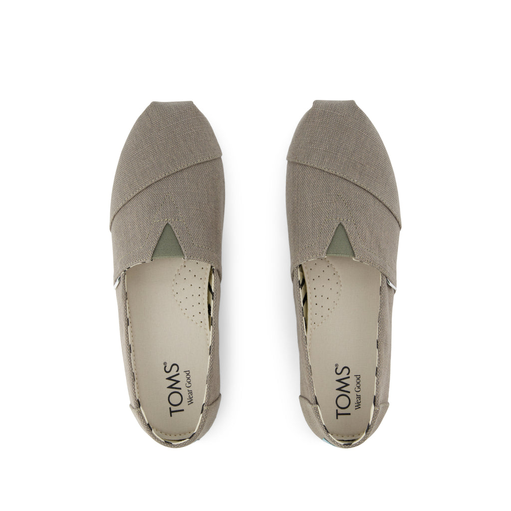 Alpargata Classic - Vetiver Grey Heritage Canvas Top View