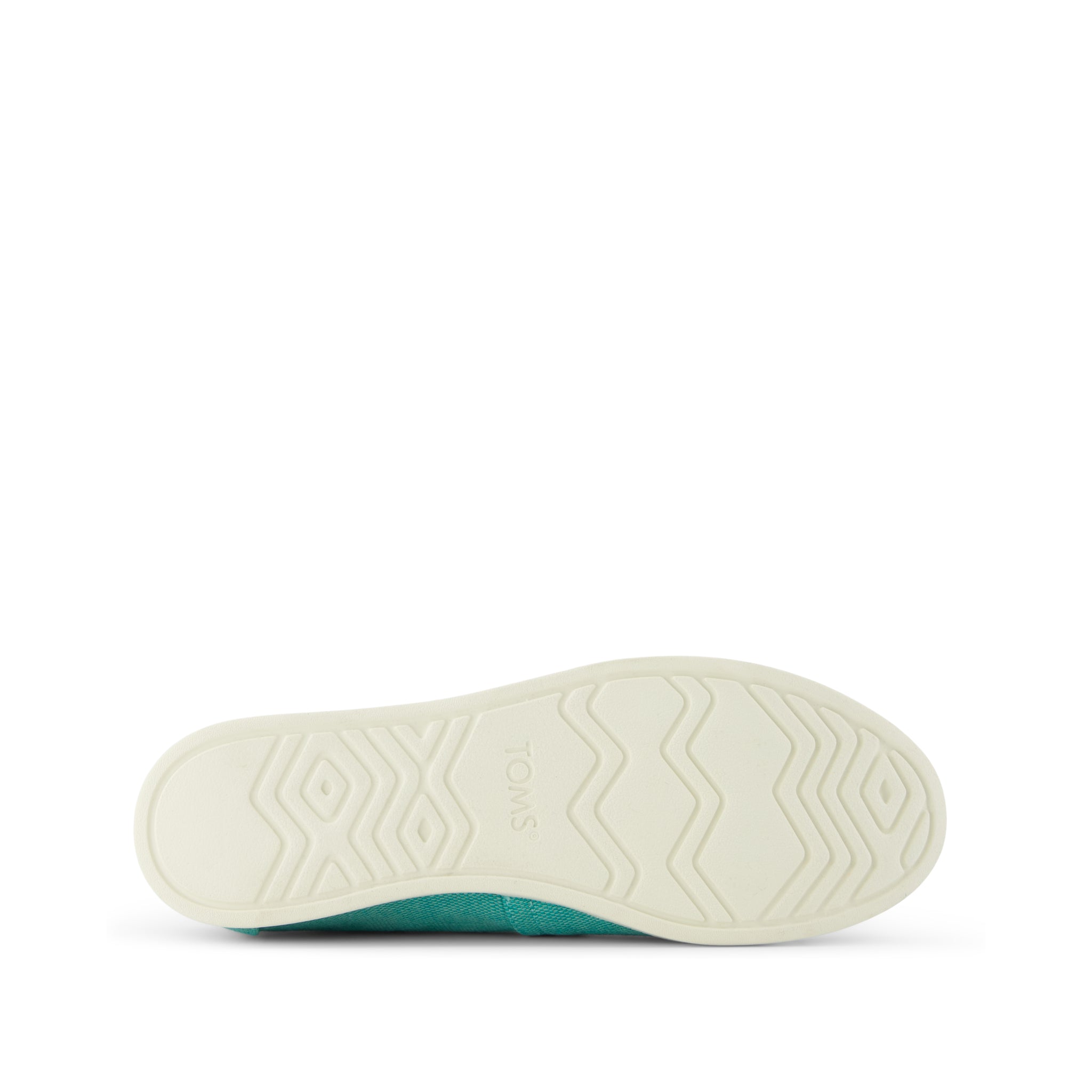 Alpargata Plus - Aqua Heritage Canvas Bottom Sole View