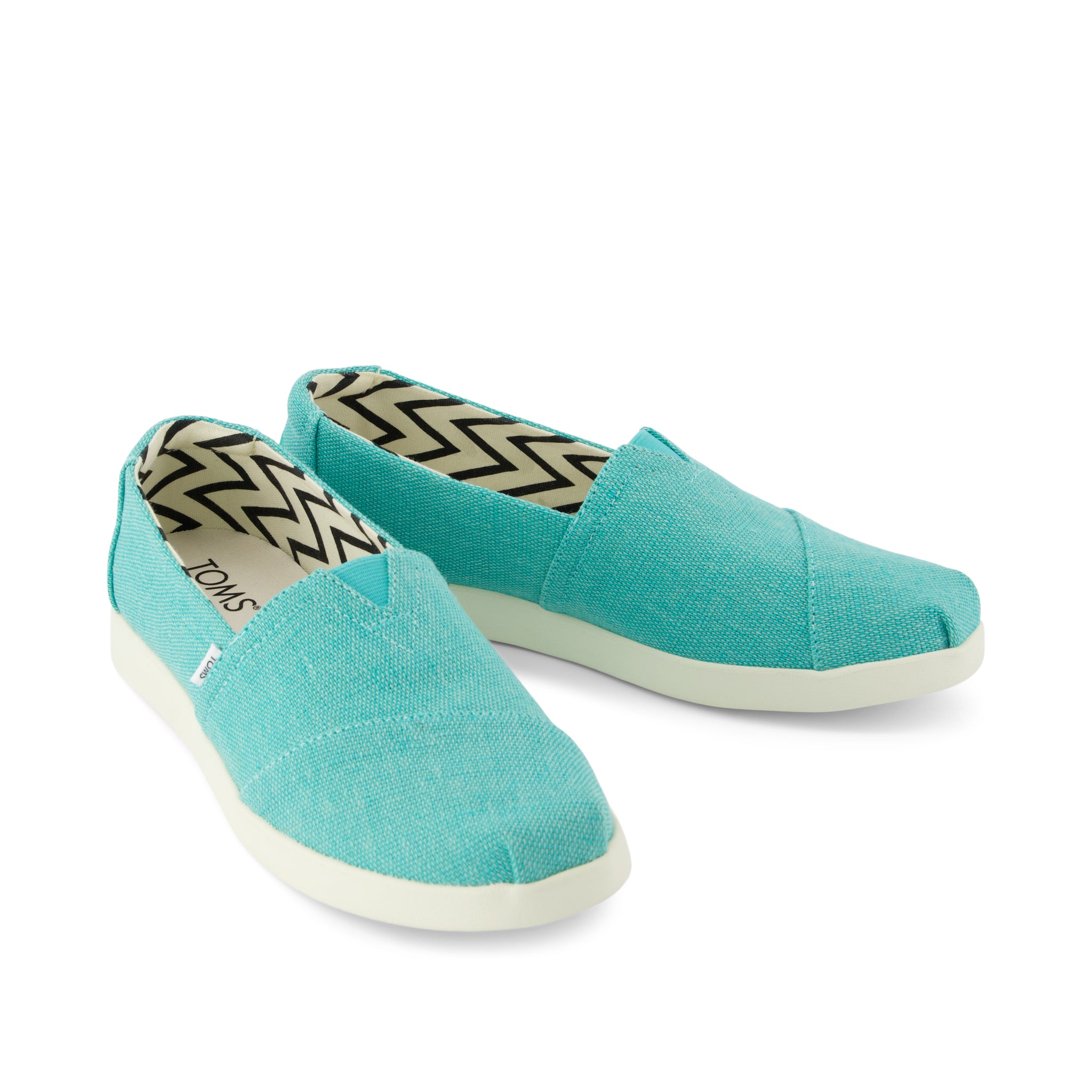 Alpargata Plus - Aqua Heritage Canvas Front View