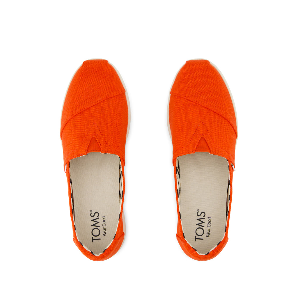 Alpargata Plus - Flame Heritage Canvas Top View