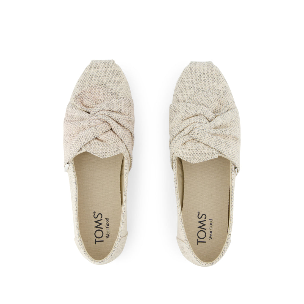 Alpargata Classic - Fog Beachside Woven Top View