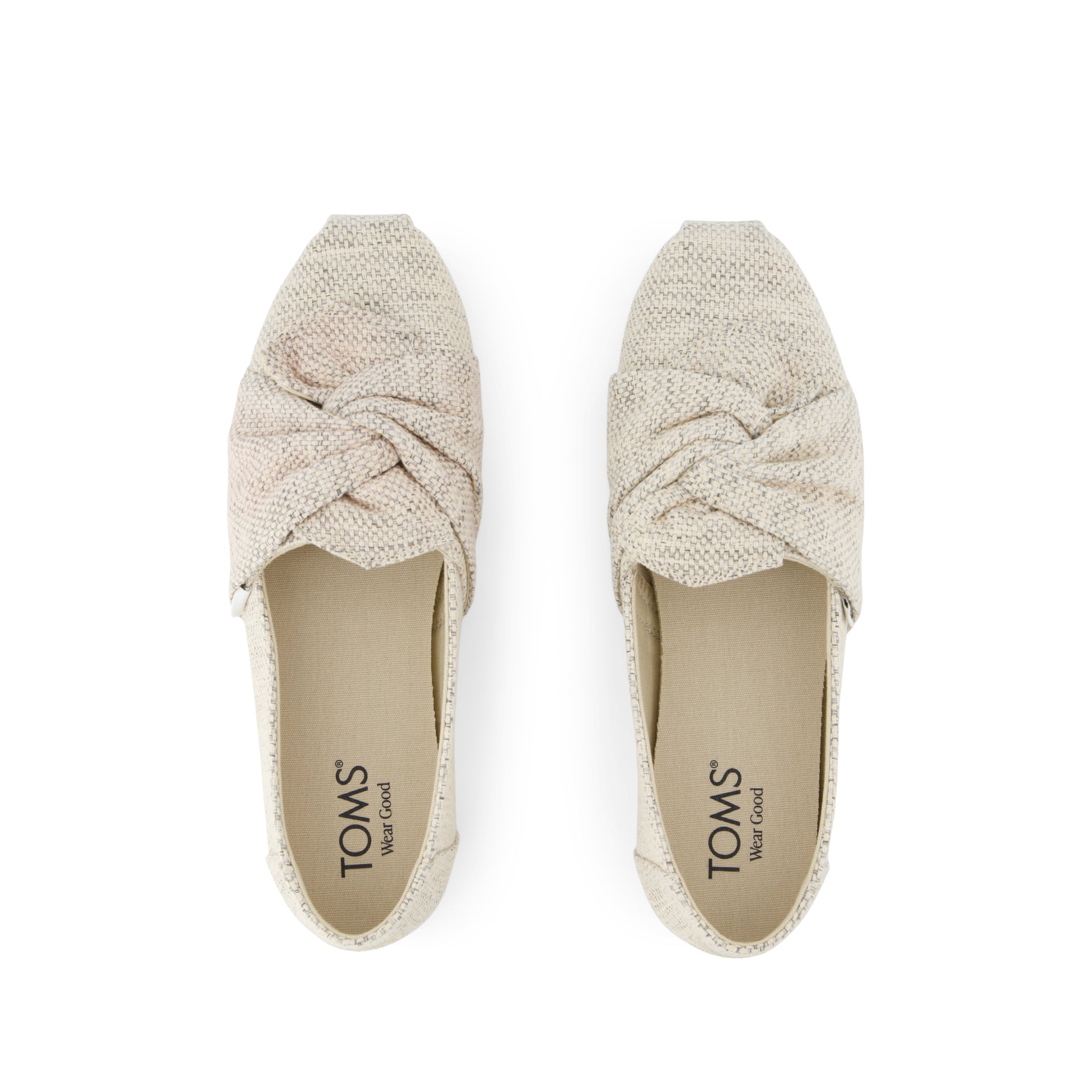 Alpargata Classic - Fog Beachside Woven Top View