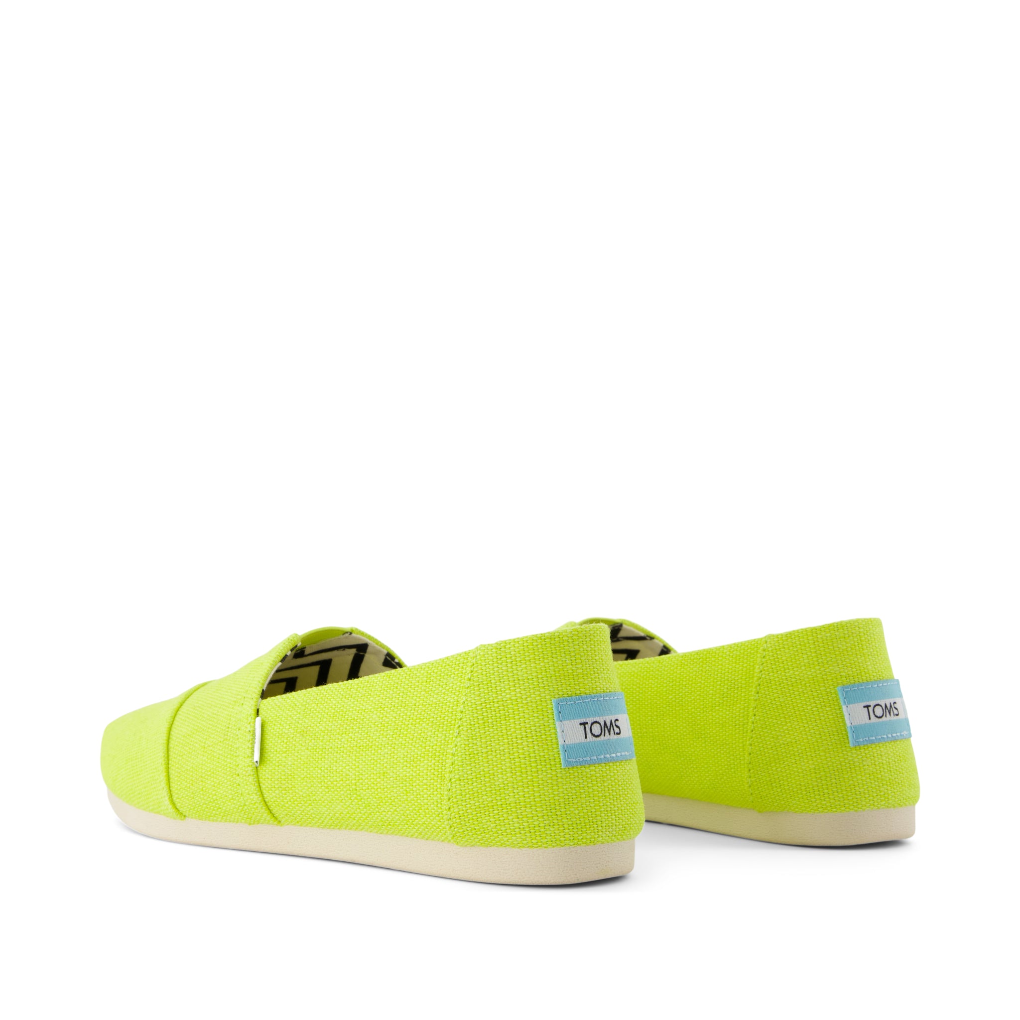 Alpargata Classic - Lime Heritage Canvas Back View