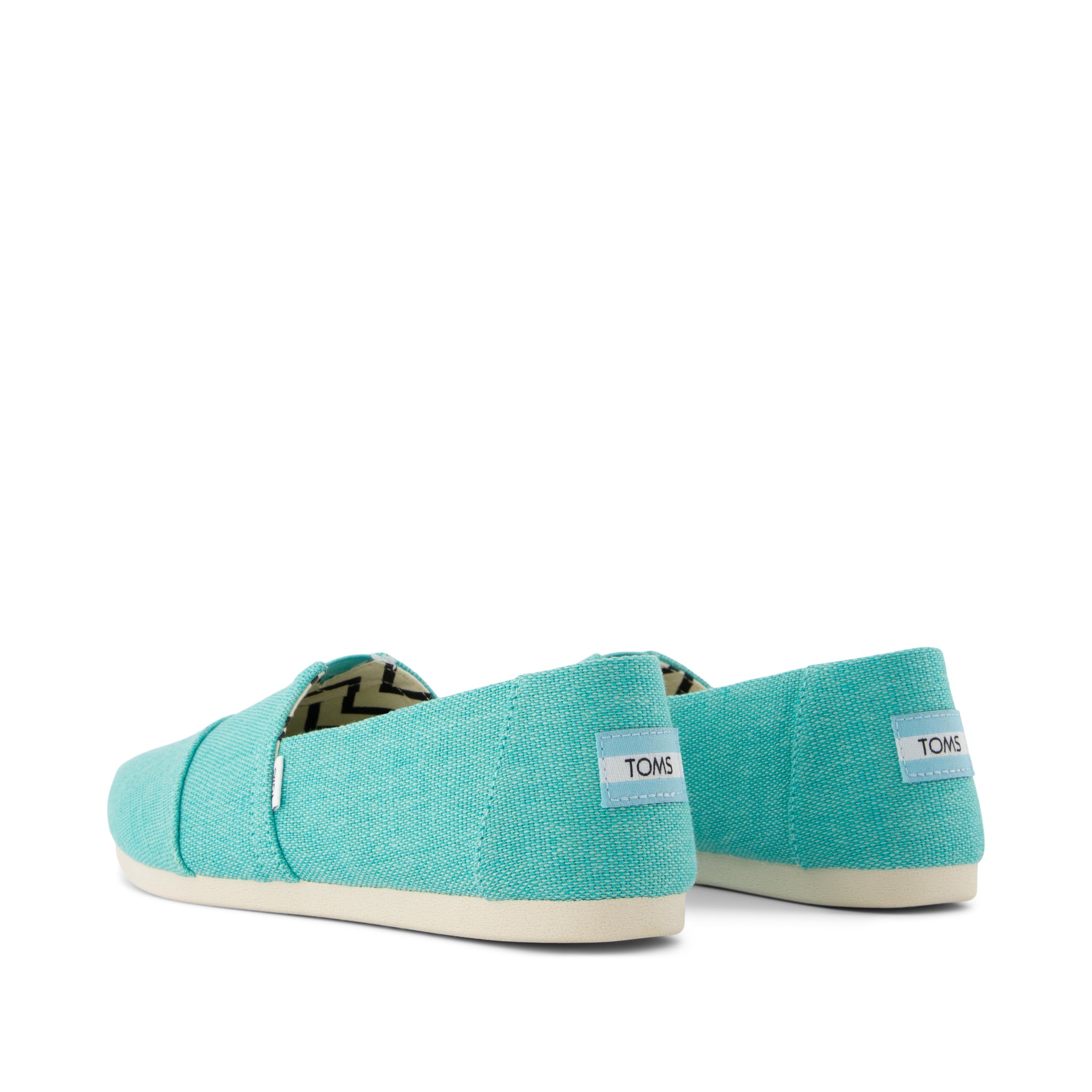 Alpargata Classic - Aqua Heritage Canvas Back View