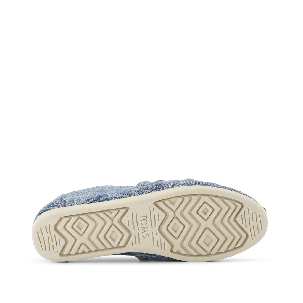 Alpargata Classic - Dark Sky Textured Denim Bottom Sole View
