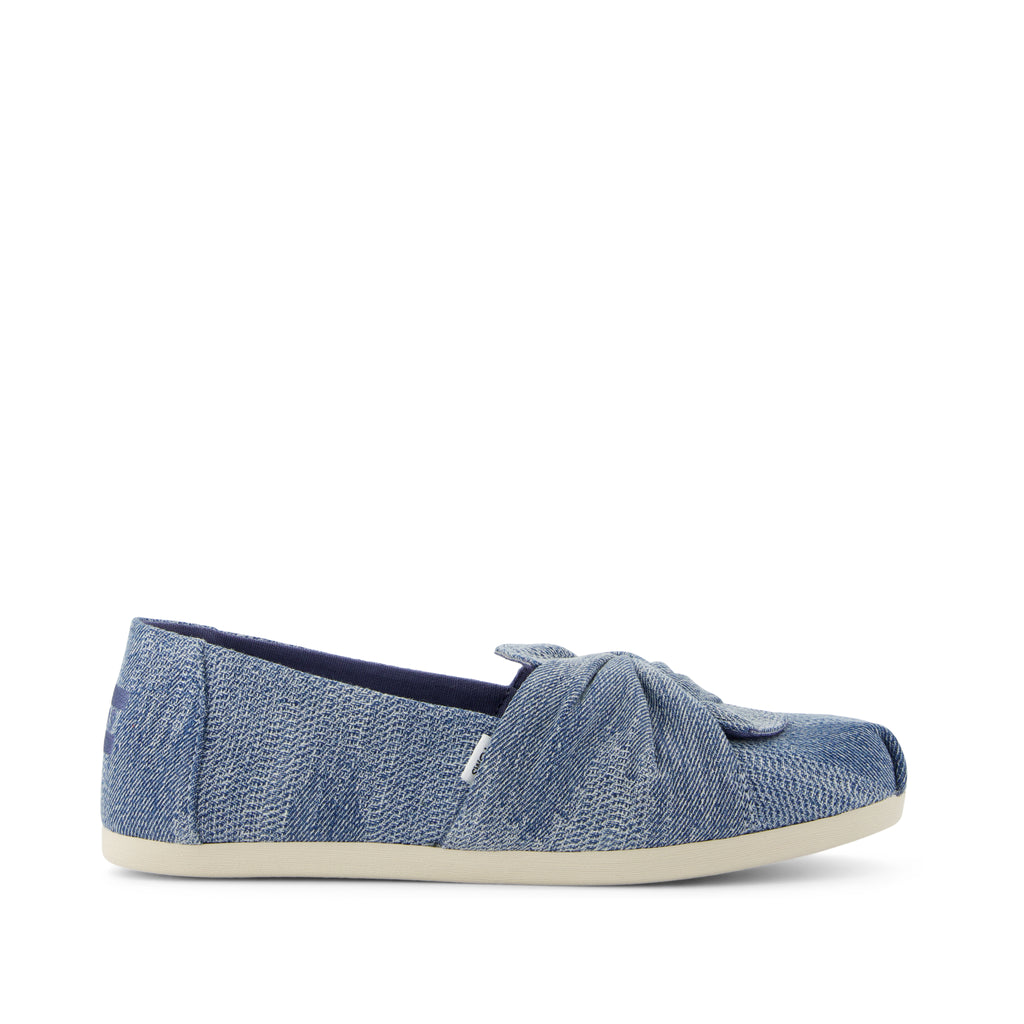 Alpargata Classic - Dark Sky Textured Denim Side View