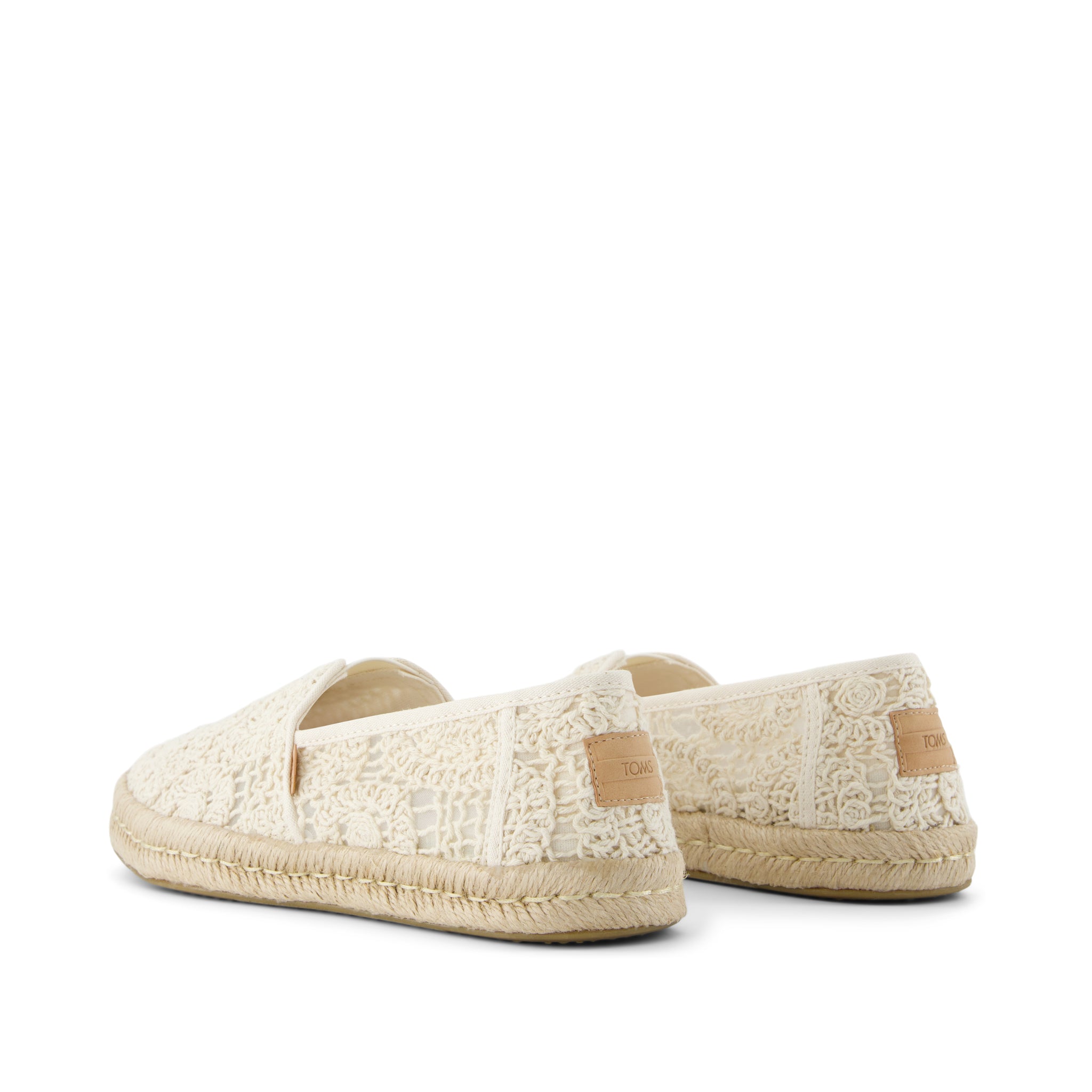 Alpargata Rope 2.0 Espadrille - Natural Crochet Lace Back View