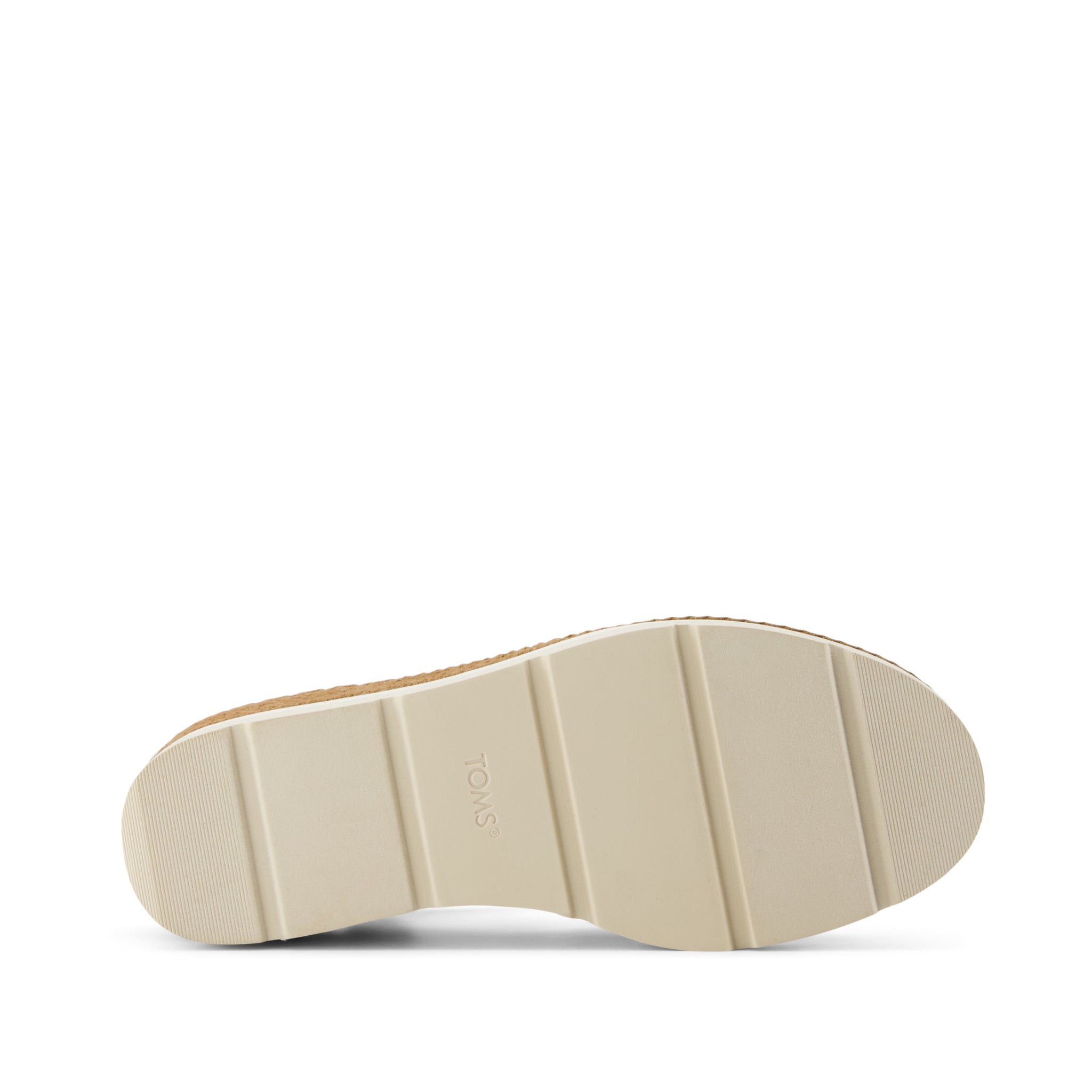 Darya Wedge Platform Sandal - Flame Bottom Sole View