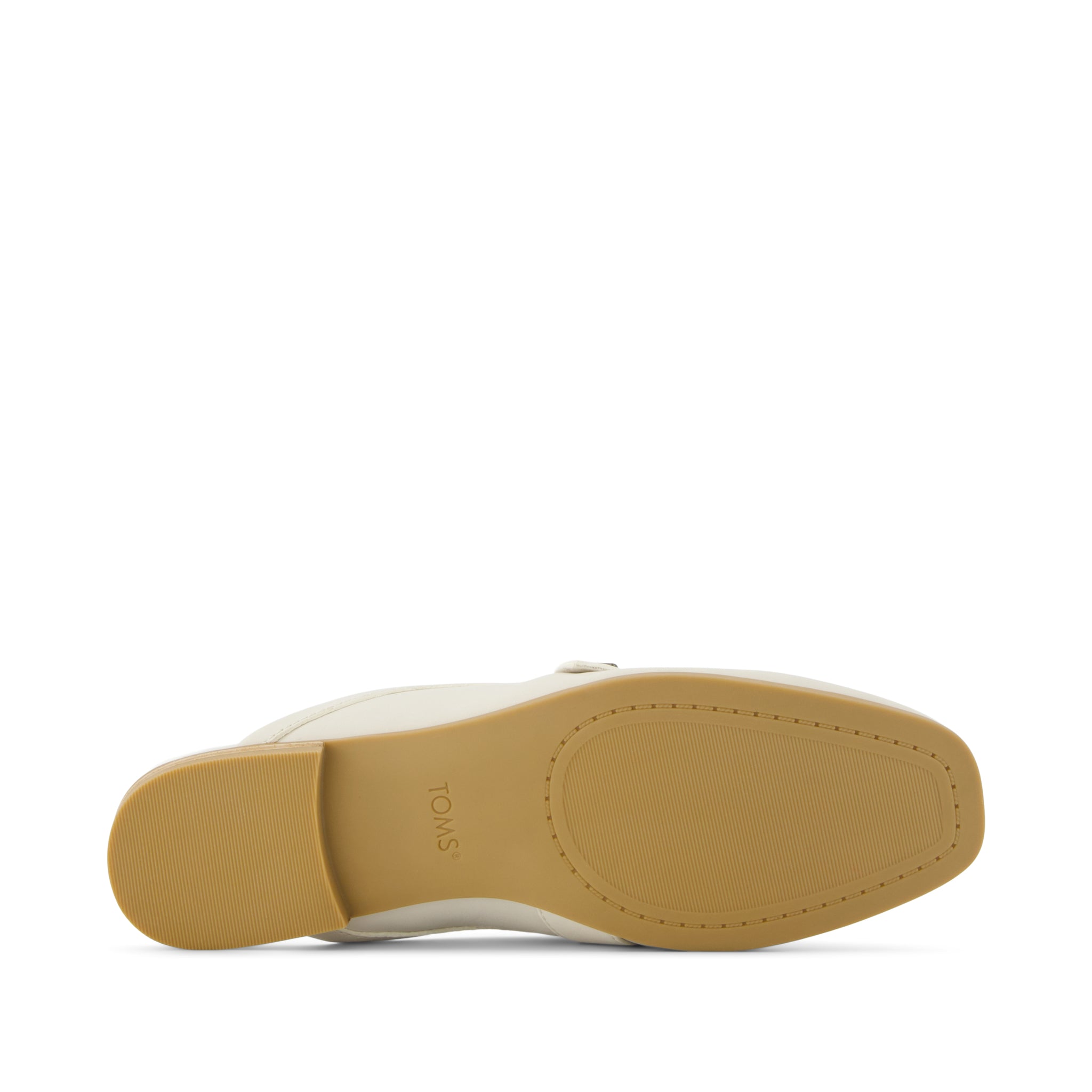 Lynette Mule - Light Sand Leather Bottom Sole View