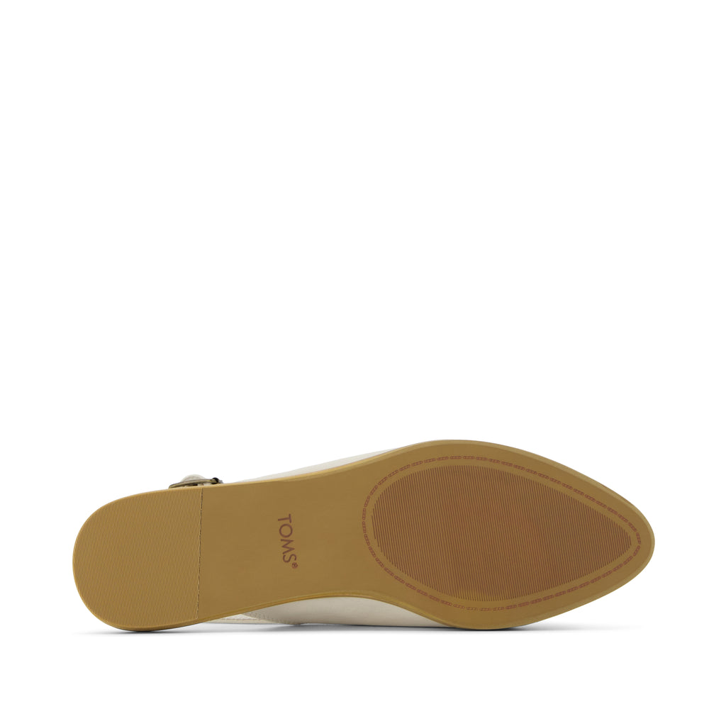Jade Slingback Flat - Light Sand Leather Bottom Sole View