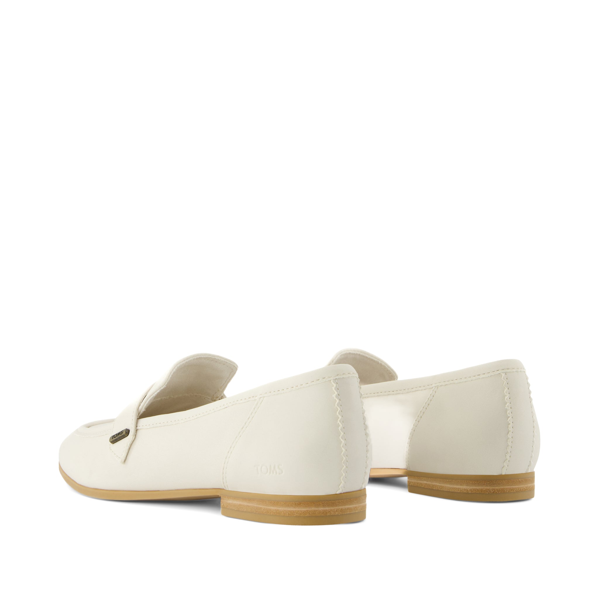 Lynette Loafer - Light Sand Leather Back View