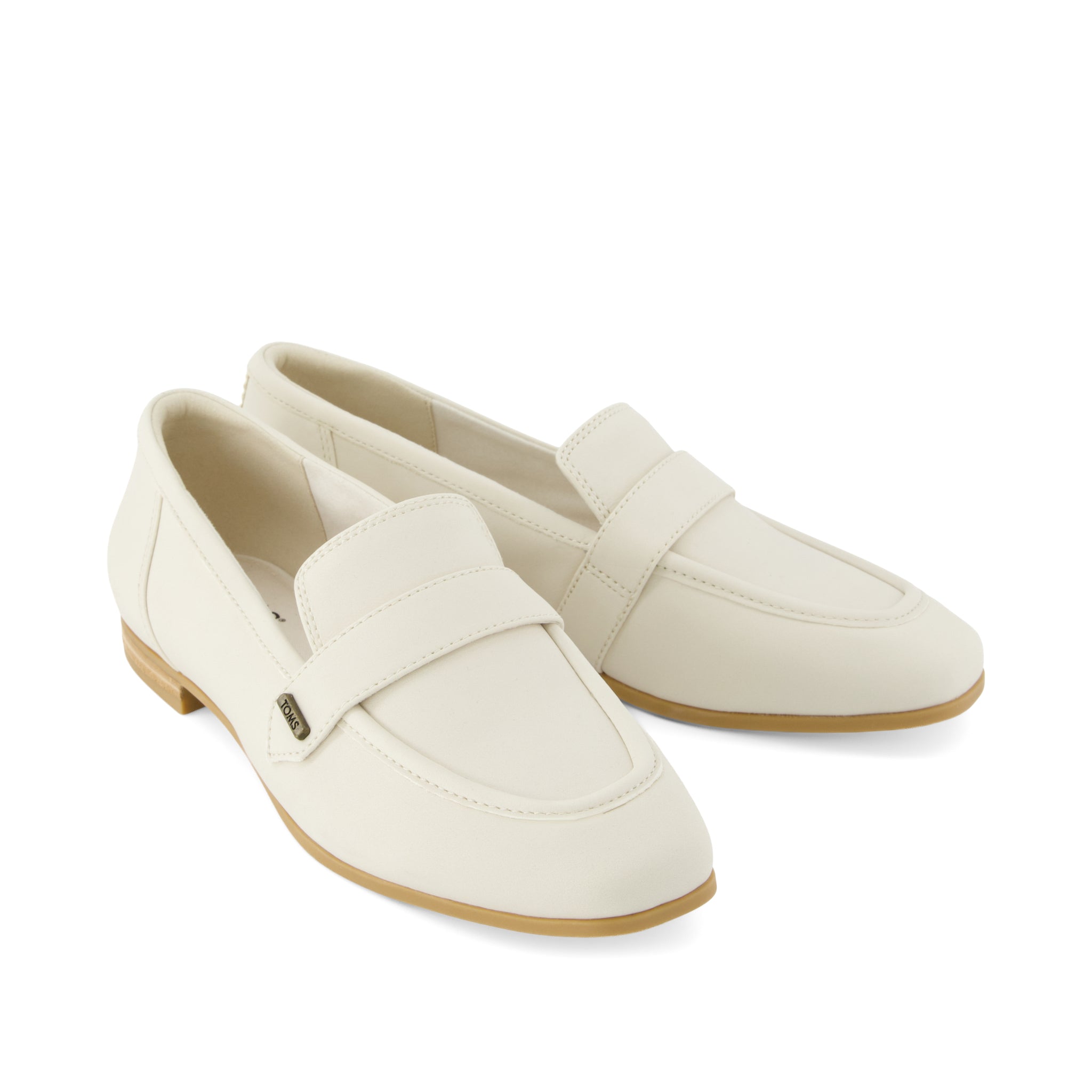 Lynette Loafer - Light Sand Leather Front View