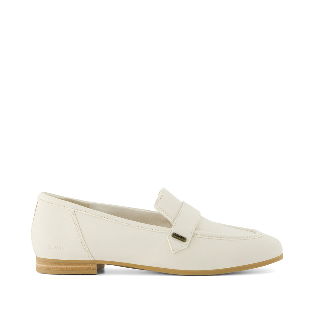 Lynette Loafer - Light Sand Leather Side View
