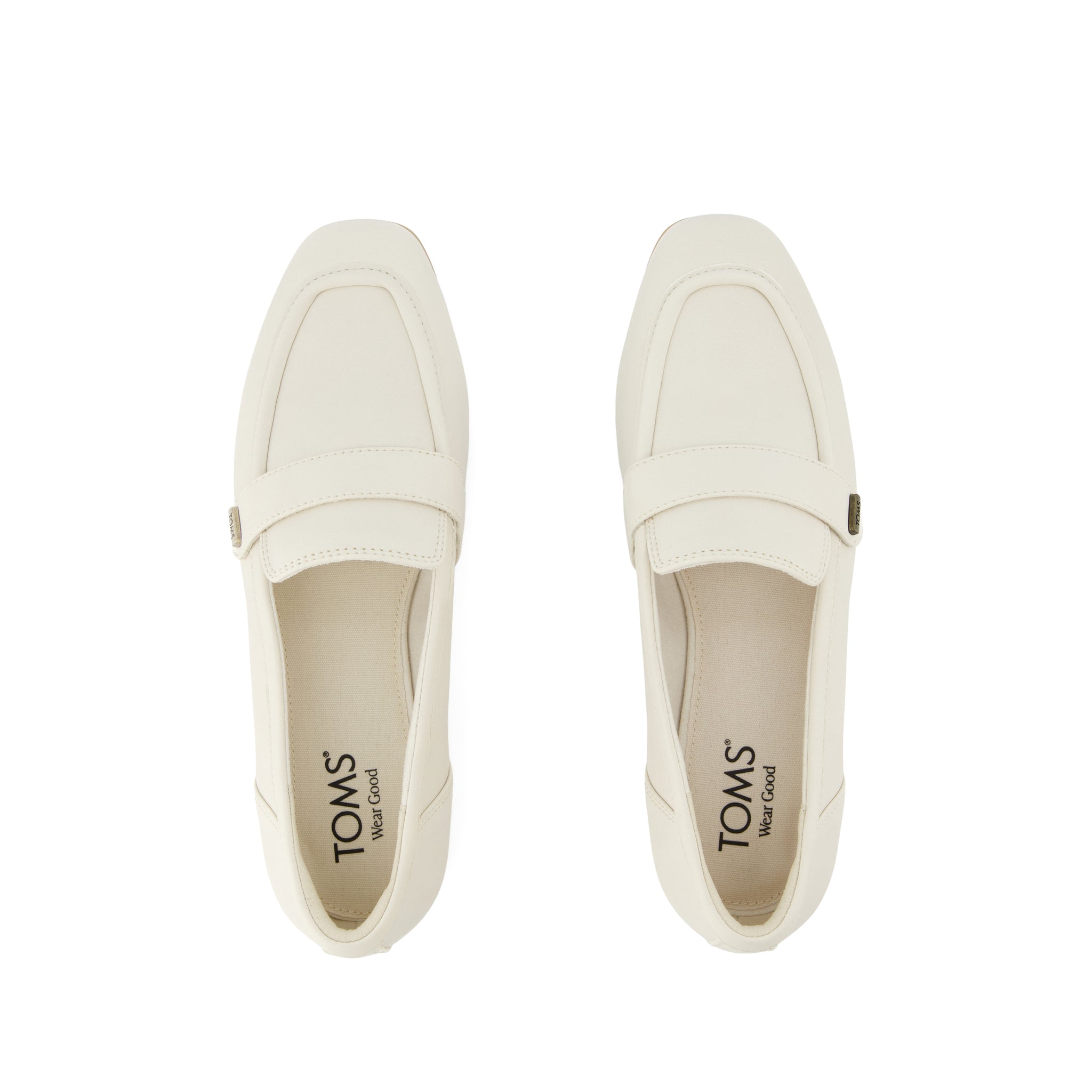 Lynette Loafer - Light Sand Leather Top View