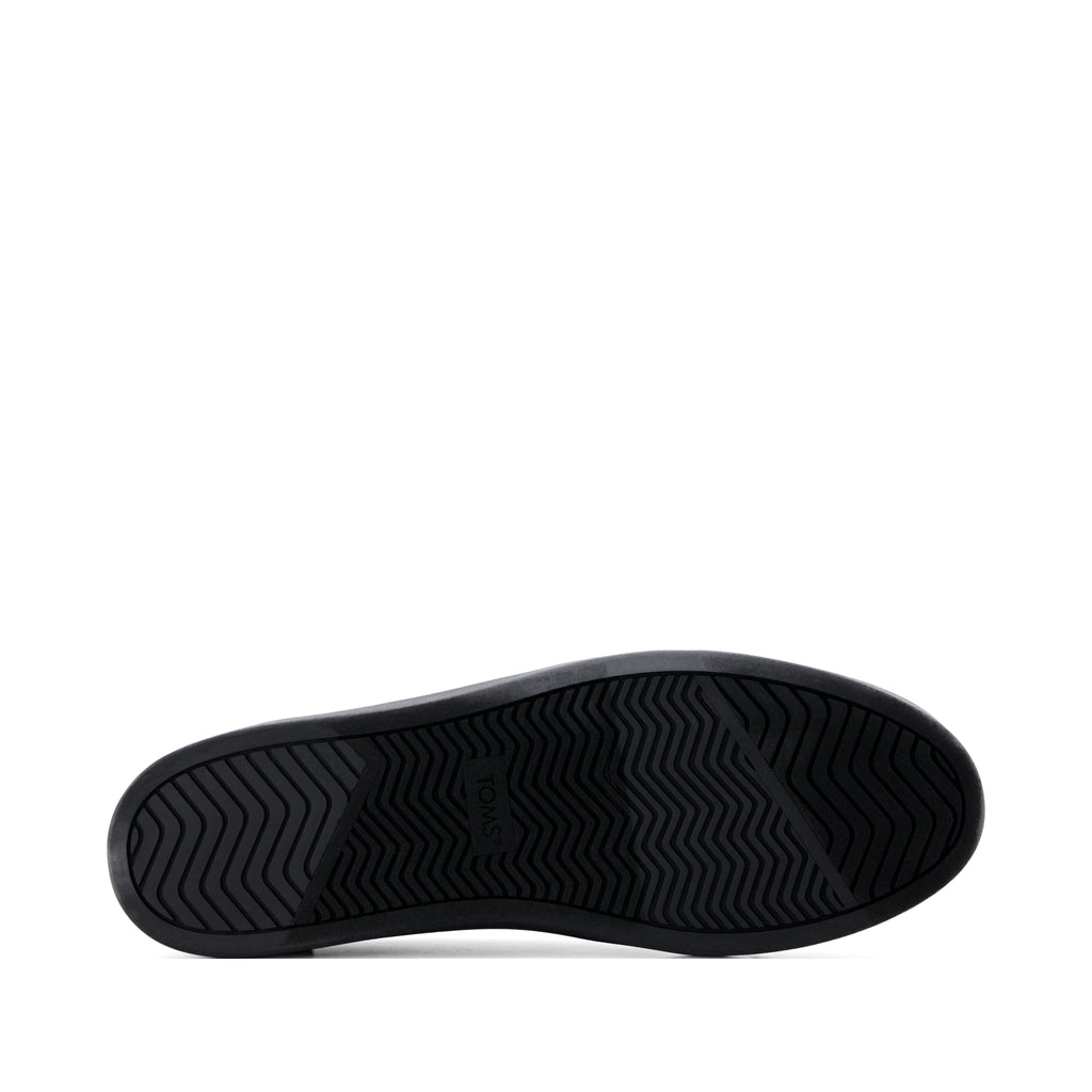 Carlo 2.0 Lace-Up Sneaker - Black and Black Legacy Canvas Bottom Sole View