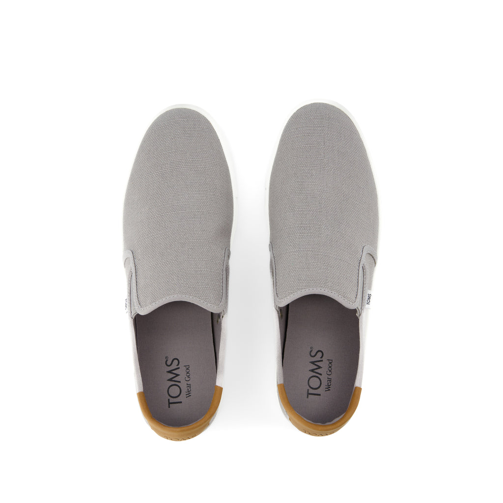 Baja 2.0 Slip On Sneaker - Drizzle Grey Legacy Canvas Top View