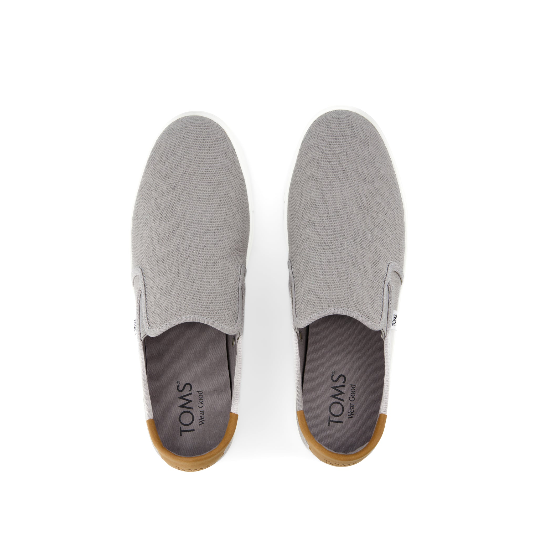 Baja 2.0 Slip On Sneaker - Drizzle Grey Legacy Canvas Top View