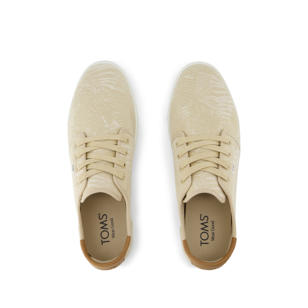 Carlo 2.0 Lace-Up Sneaker - Almond Textured Mesh Top View