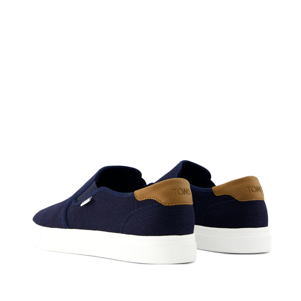 Baja 2.0 Slip On Sneaker - Navy Legacy Canvas Back View