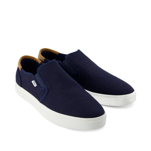 Baja 2.0 Slip On Sneaker - Navy Legacy Canvas Front View
