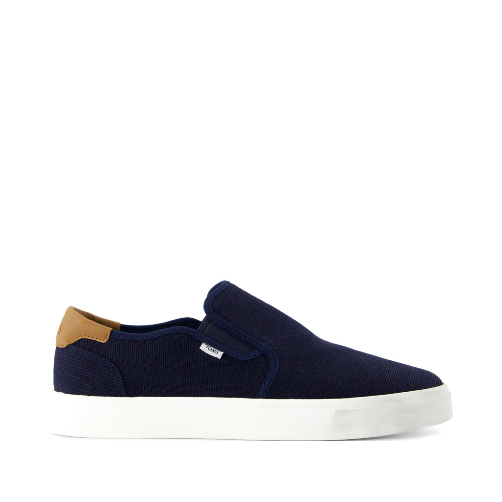 Baja 2.0 Slip On Sneaker - Navy Legacy Canvas Side View