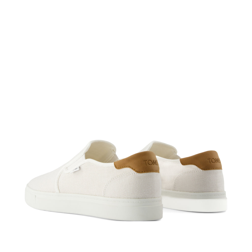 Baja 2.0 Slip On Sneaker - White Legacy Canvas Back View