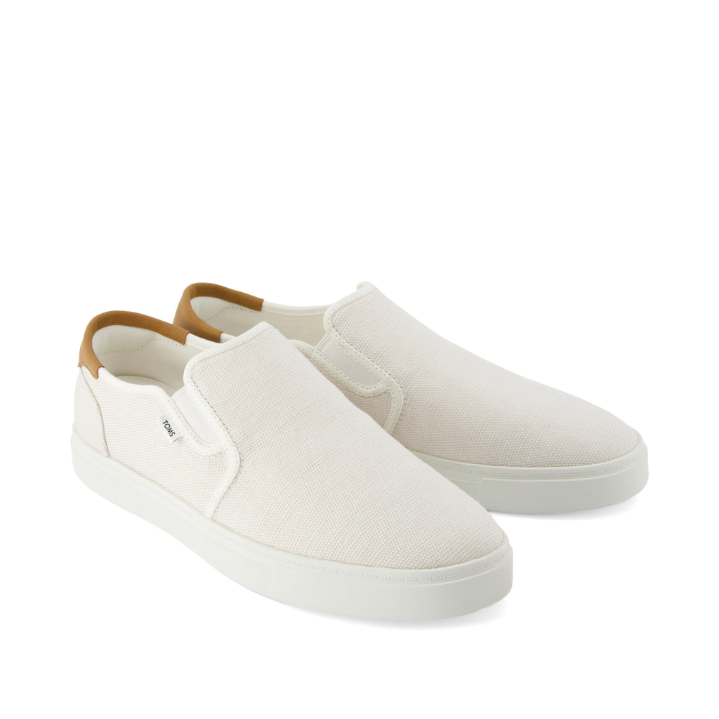 Baja 2.0 Slip On Sneaker - White Legacy Canvas Front View