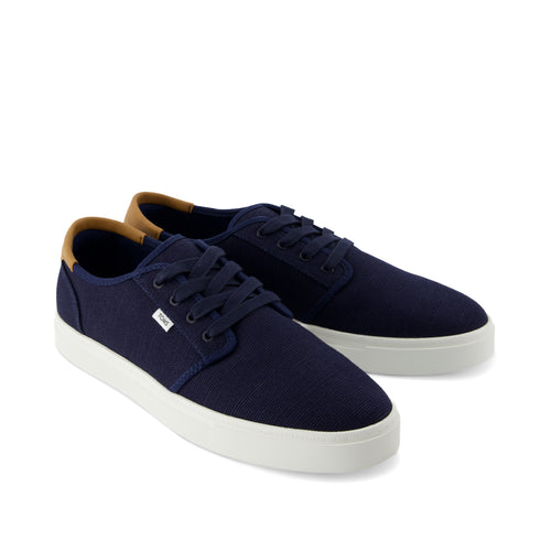Carlo 2.0 Lace-Up Sneaker - Navy Legacy Canvas Front View