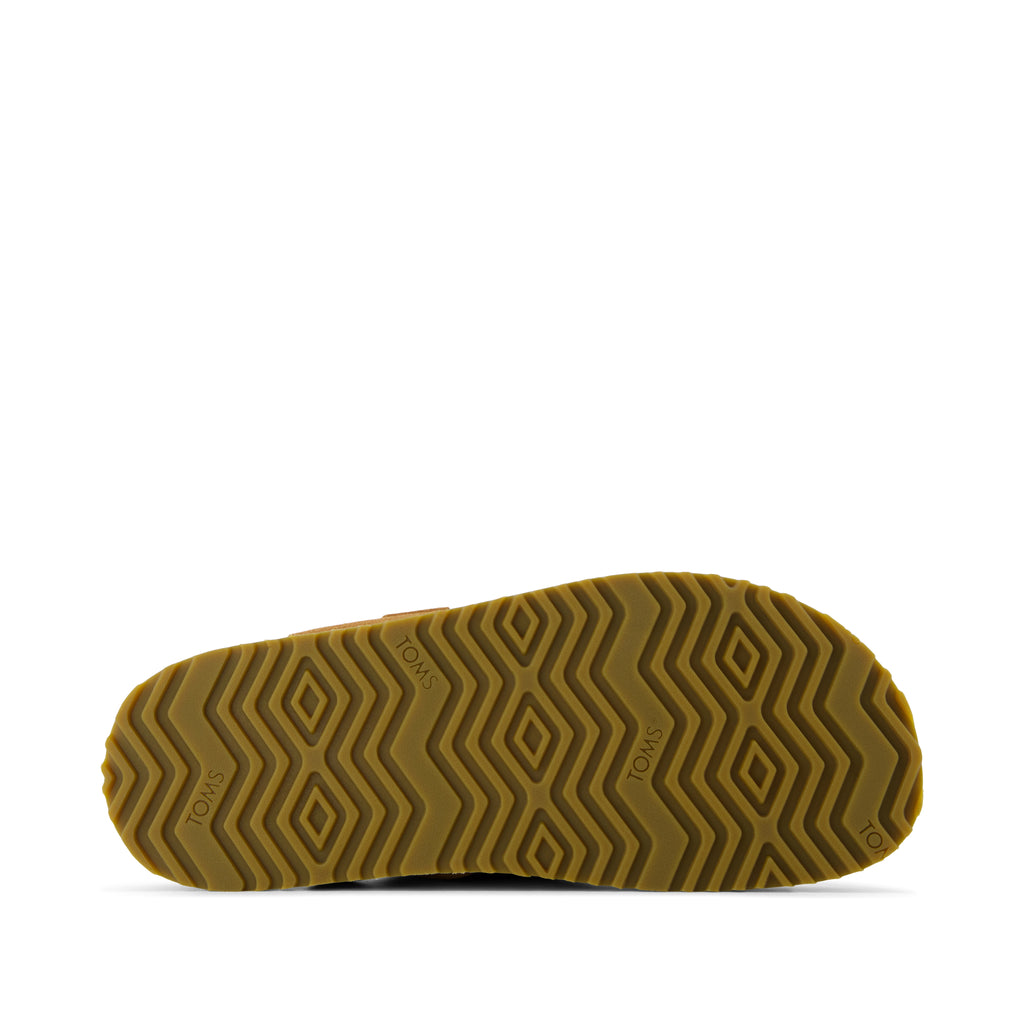 Danilo Slide Sandal - Tan Suede Bottom Sole View