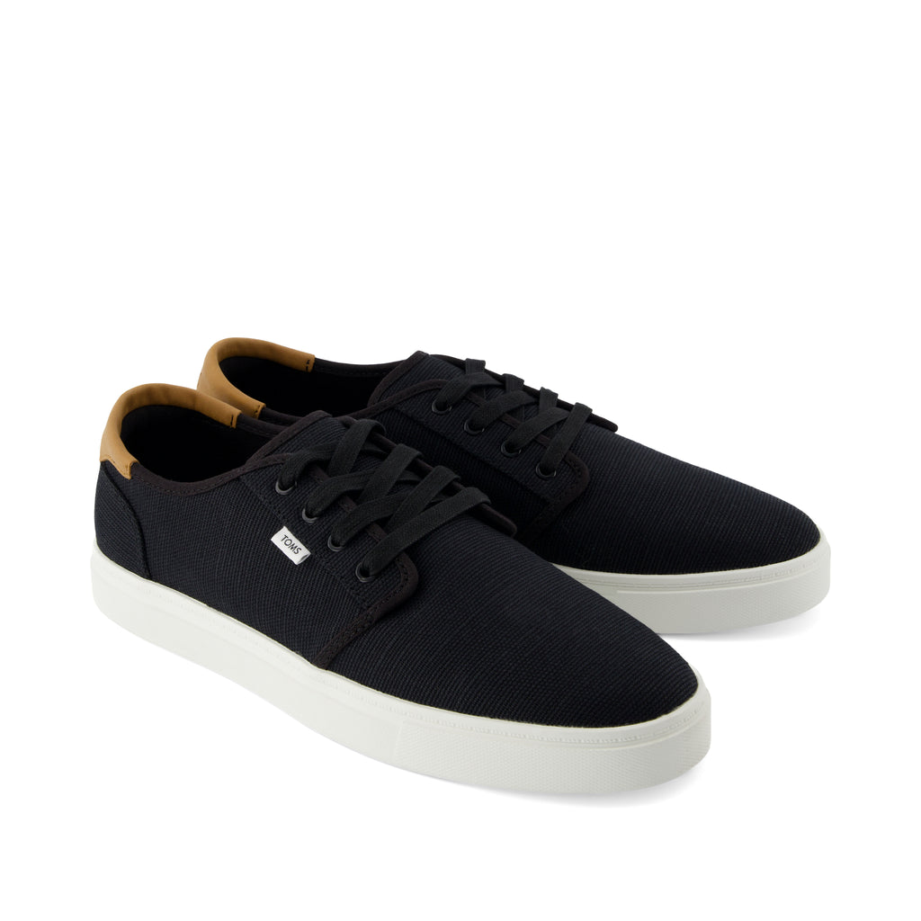 Carlo 2.0 Lace-Up Sneaker - Black Legacy Canvas Front View