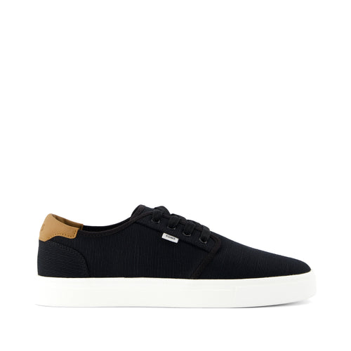 Carlo 2.0 Lace-Up Sneaker - Black Legacy Canvas Side View