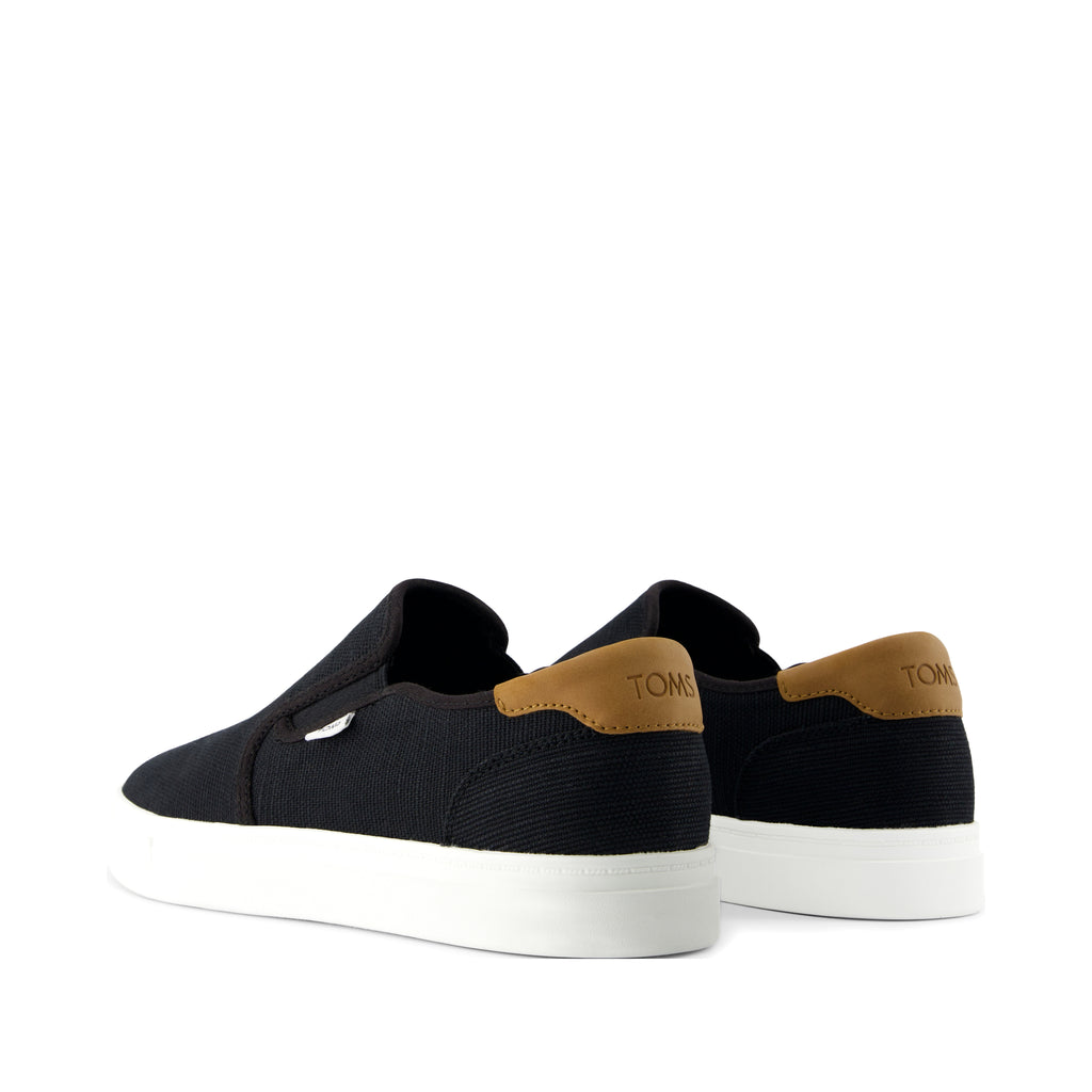 Baja 2.0 Slip On Sneaker - Black Legacy Canvas Back View