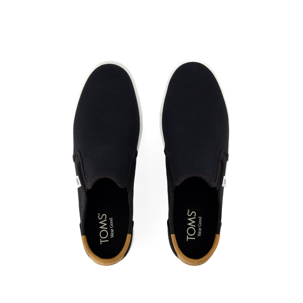 Baja 2.0 Slip On Sneaker - Black Legacy Canvas Top View