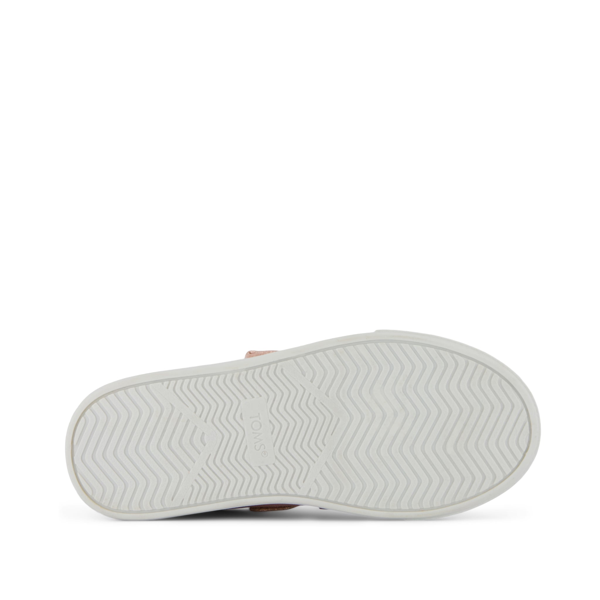 Cruz Double Strap Pale Rose Metallic Pu Kids Sneaker